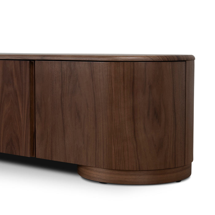 Anja 2.2m TV Entertainment Unit - Walnut