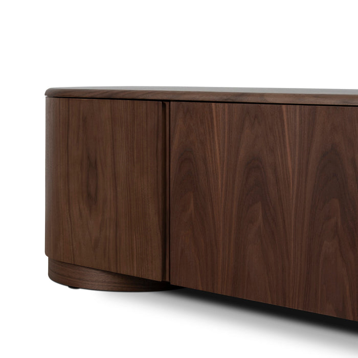 Anja 2.2m TV Entertainment Unit - Walnut