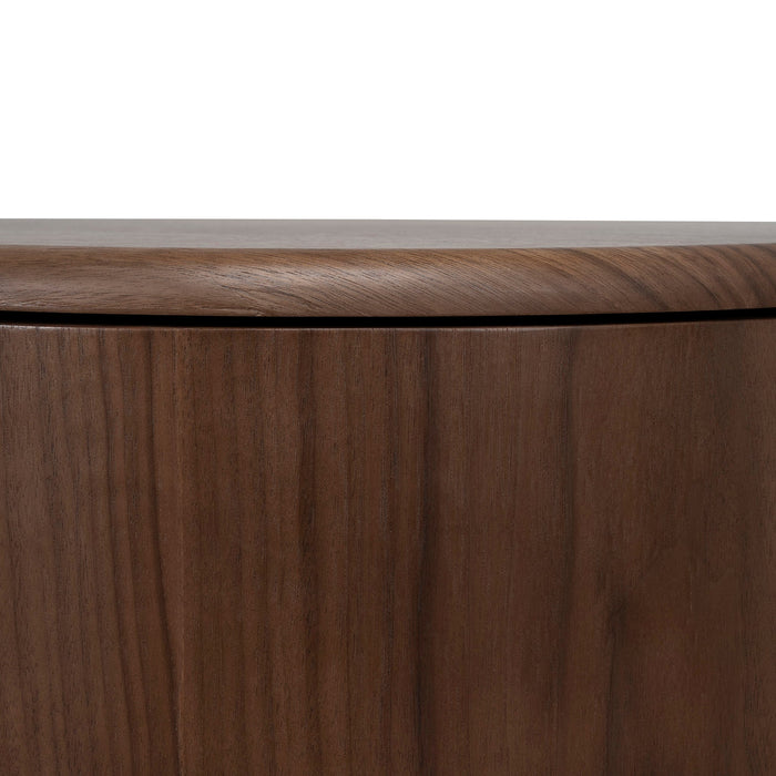 Anja 2.2m TV Entertainment Unit - Walnut