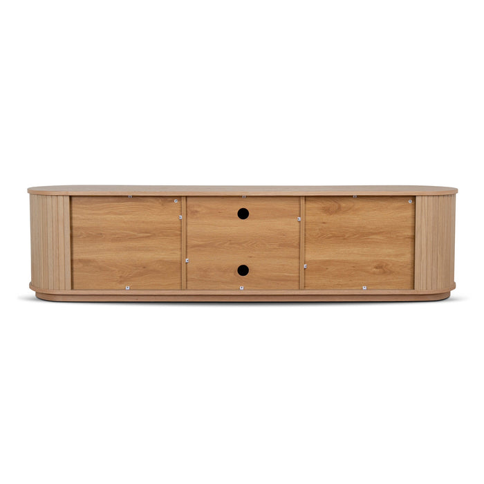 Linea 2m TV Entertainment Unit - Natural