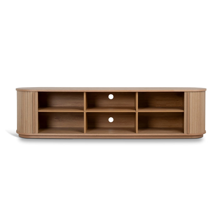 Linea 2m TV Entertainment Unit - Natural
