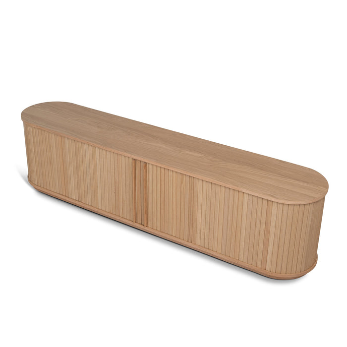 Linea 2m TV Entertainment Unit - Natural