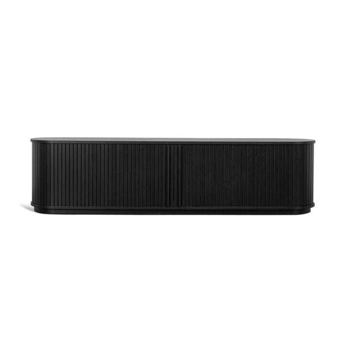 Linea 2m TV Entertainment Unit - Full Black