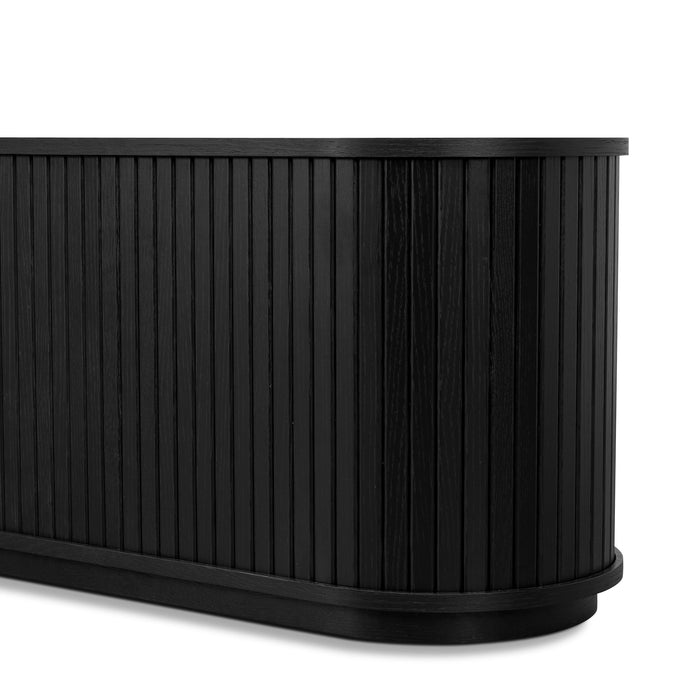 Linea 2m TV Entertainment Unit - Full Black