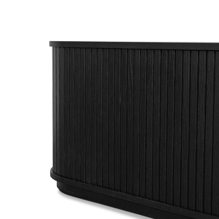 Linea 2m TV Entertainment Unit - Full Black