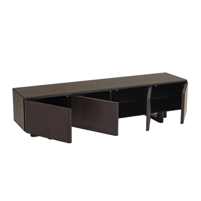 Miravelle 2.4m TV Unit - Dark Brown