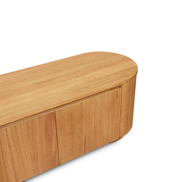 Selvino 2.1m Tassie Oak TV Entertainment Unit - Natural