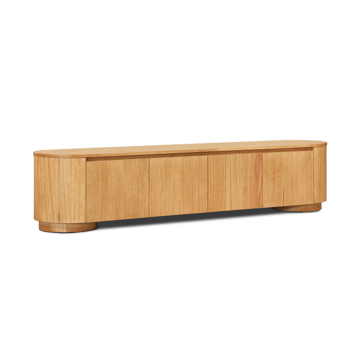 Selvino 2.1m Tassie Oak TV Entertainment Unit - Natural