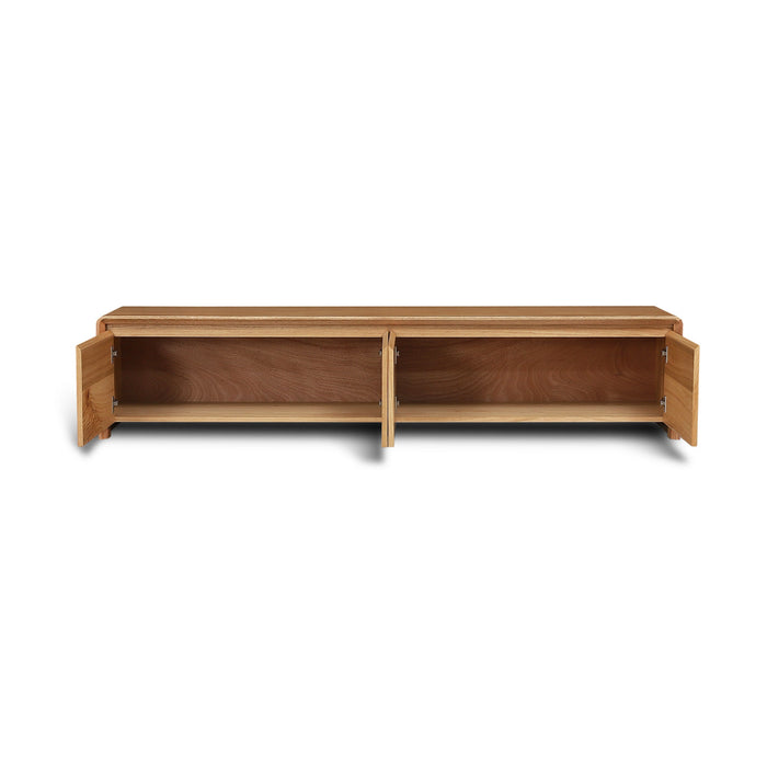 Alvento 2.1m Tassie Oak TV Entertainment Unit - Natural