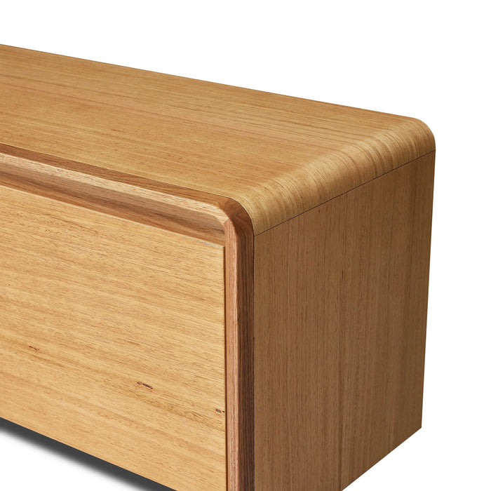 Alvento 2.1m Tassie Oak TV Entertainment Unit - Natural