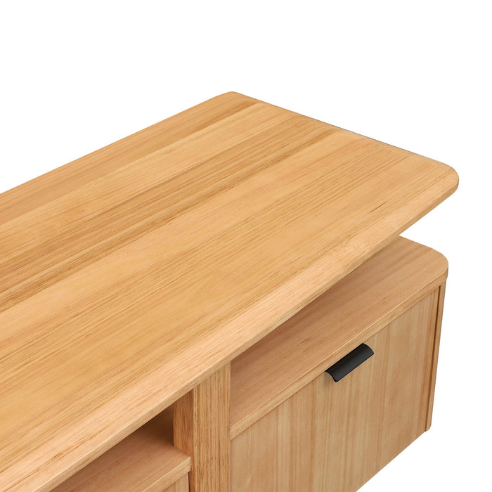 Hirata 2.1m TV Entertainment Unit - NZ Natural Ash