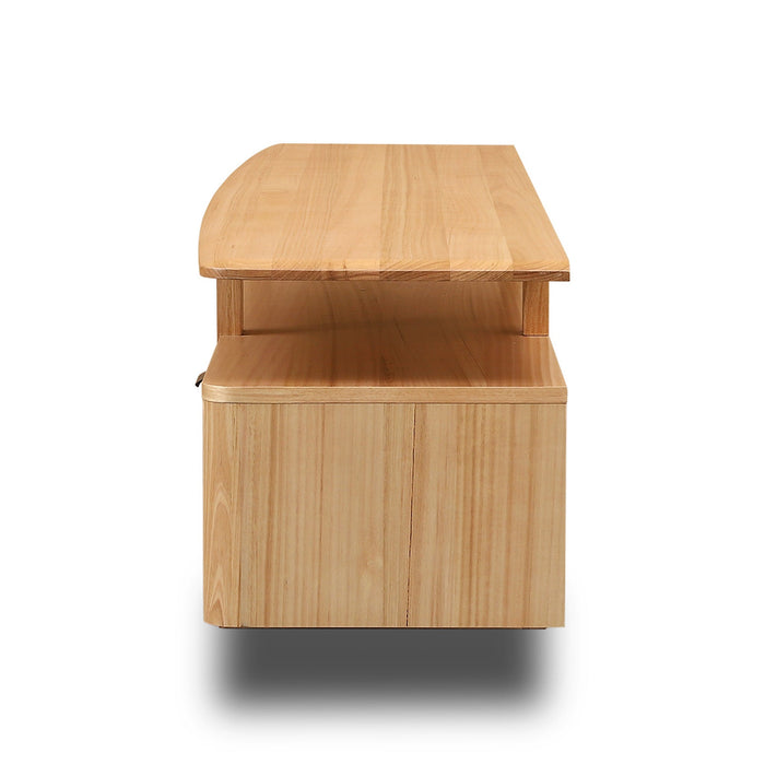Hirata 2.1m TV Entertainment Unit - NZ Natural Ash