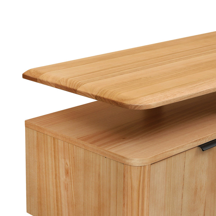 Hirata 2.1m TV Entertainment Unit - NZ Natural Ash
