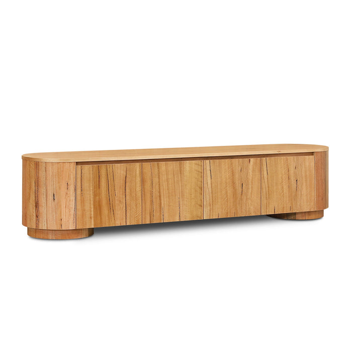 Selvino 2.1m Tassie Oak TV Entertainment Unit - Marri Natural