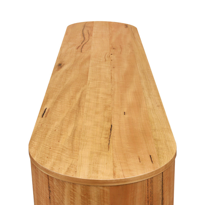 Selvino 2.1m Tassie Oak TV Entertainment Unit - Marri Natural