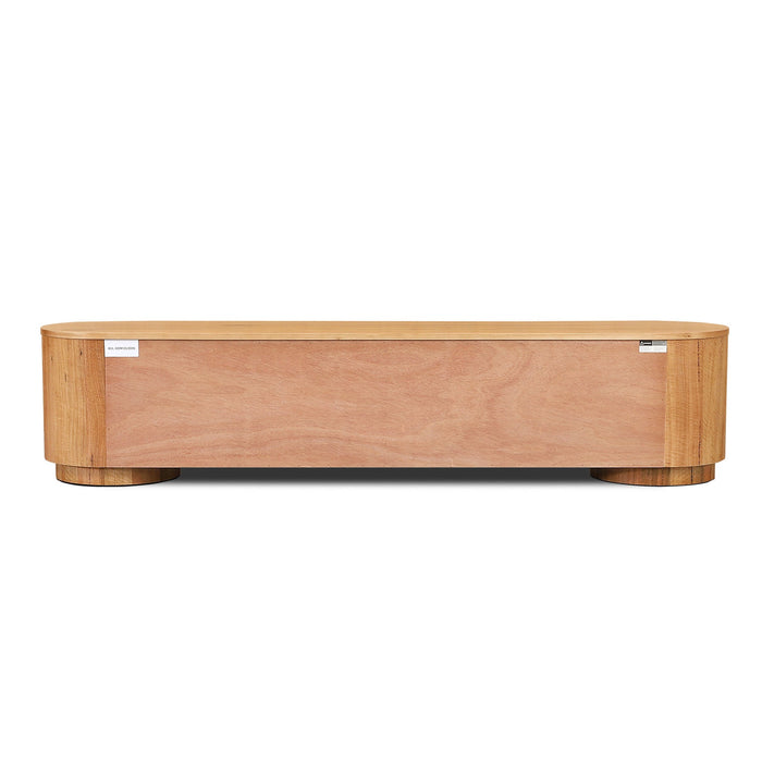 Selvino 2.1m Tassie Oak TV Entertainment Unit - Marri Natural