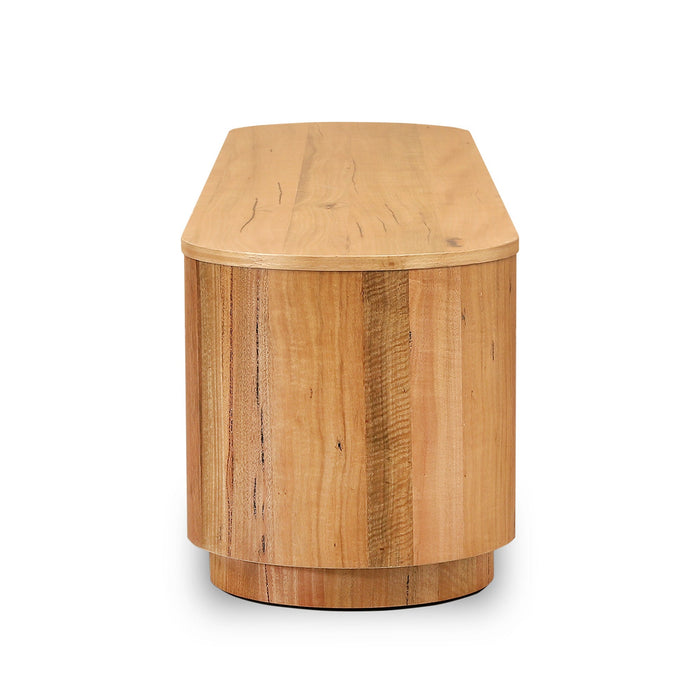 Selvino 2.1m Tassie Oak TV Entertainment Unit - Marri Natural