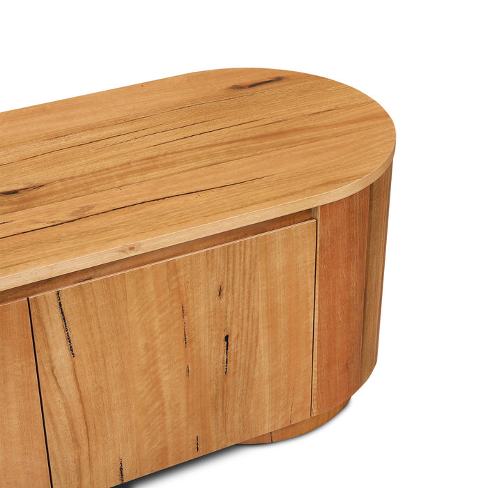 Selvino 2.1m Tassie Oak TV Entertainment Unit - Marri Natural