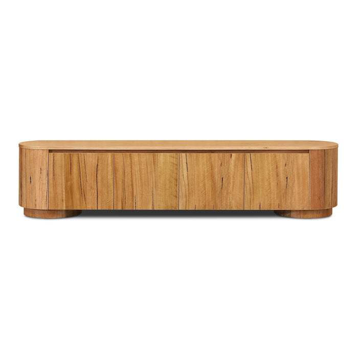Selvino 2.1m Tassie Oak TV Entertainment Unit - Marri Natural