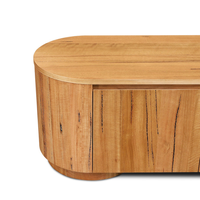 Selvino 2.4m TV Entertainment Unit - Marri Natural