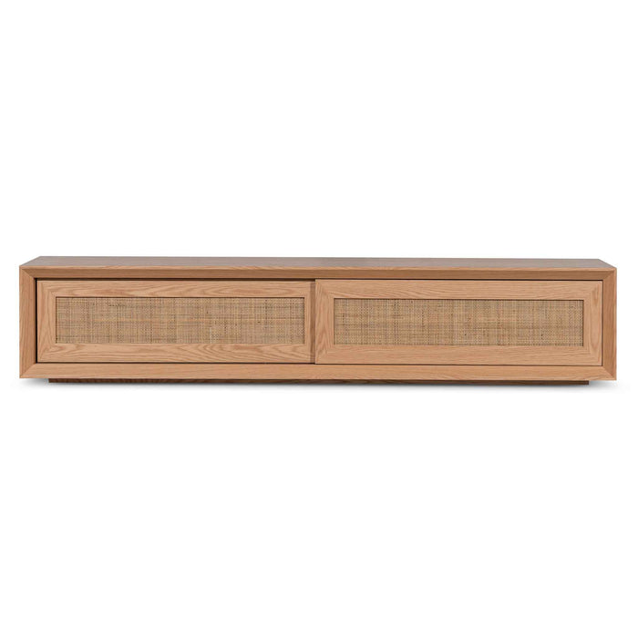 CTV6457-CN Rattan Doors 2.3m TV Entertainment Unit - Natural