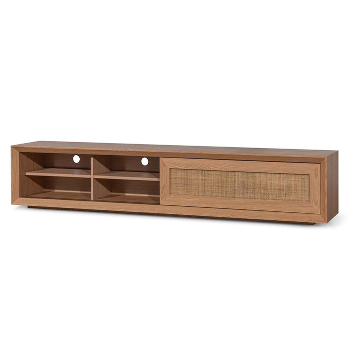 CTV6457-CN Rattan Doors 2.3m TV Entertainment Unit - Natural