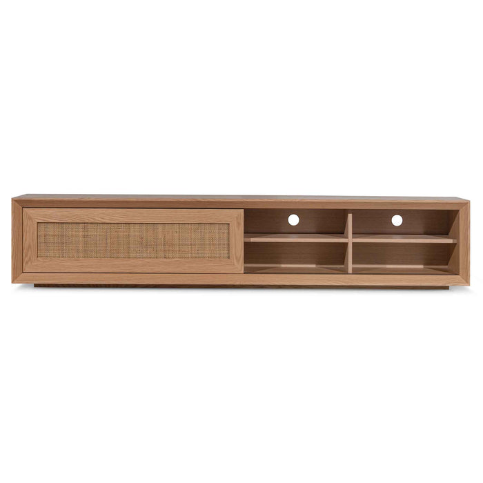 CTV6457-CN Rattan Doors 2.3m TV Entertainment Unit - Natural