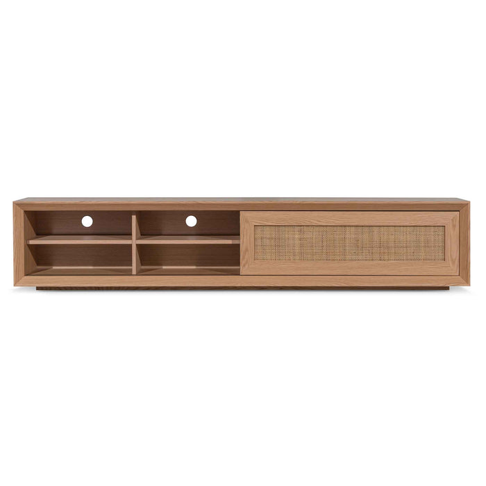 CTV6457-CN Rattan Doors 2.3m TV Entertainment Unit - Natural