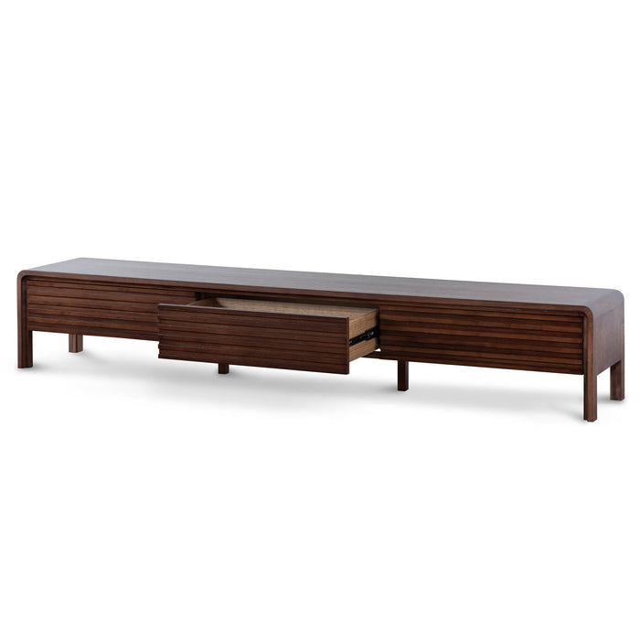 CTV6466-AW 2.2m TV Entertainment Unit - Walnut