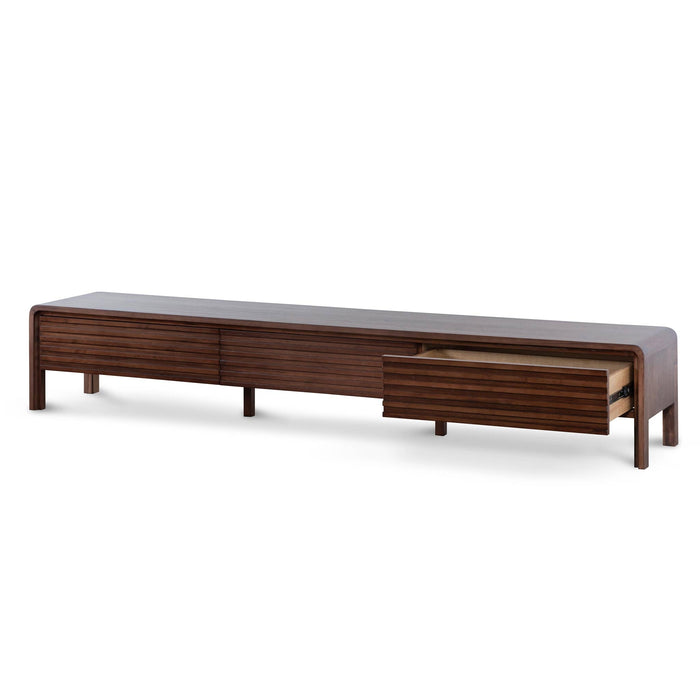 CTV6466-AW 2.2m TV Entertainment Unit - Walnut