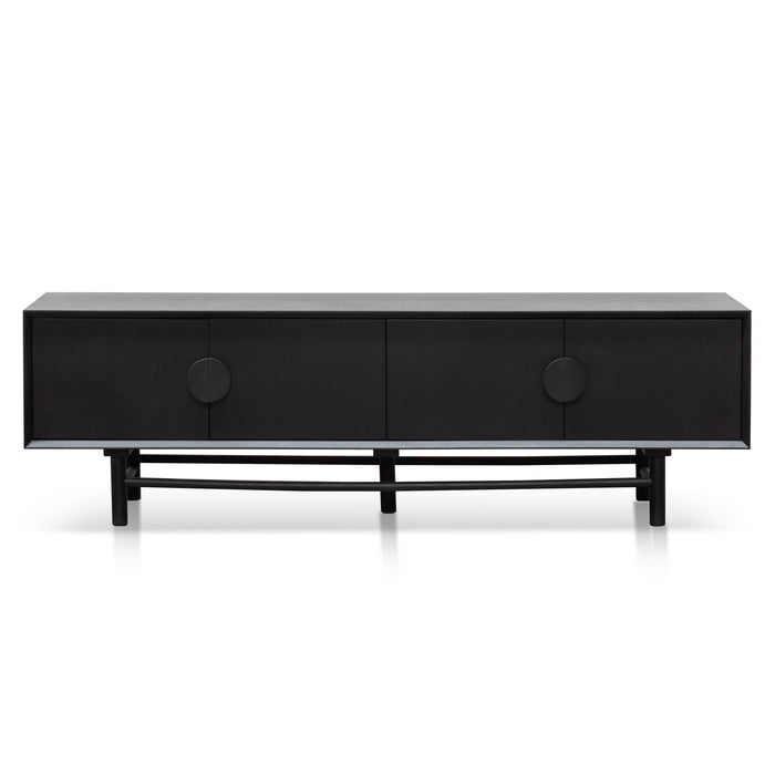 CTV6619-OW 1.8m Wooden TV Entertainment Unit - Black