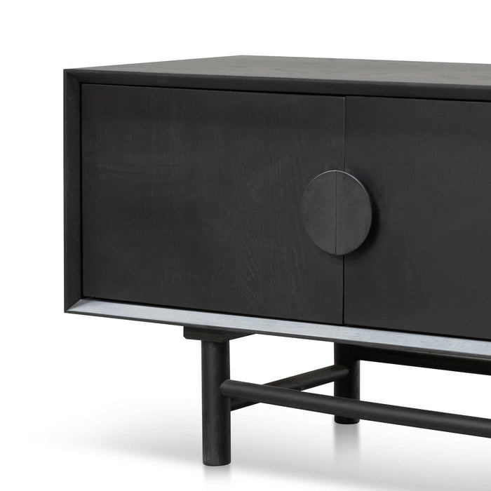 CTV6619-OW 1.8m Wooden TV Entertainment Unit - Black