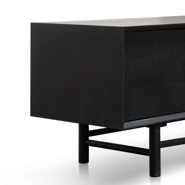 CTV6619-OW 1.8m Wooden TV Entertainment Unit - Black