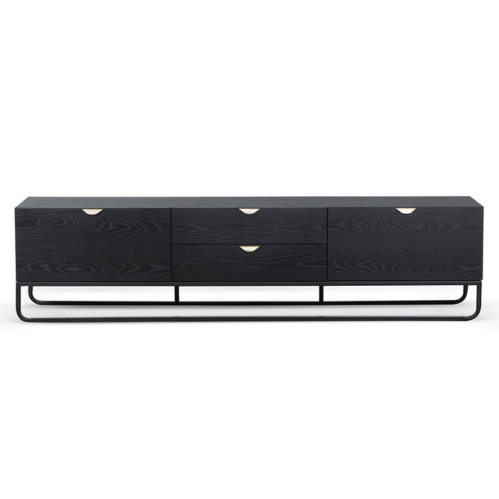 CTV6710-CN 2m Wooden TV Entertainment Unit - Black