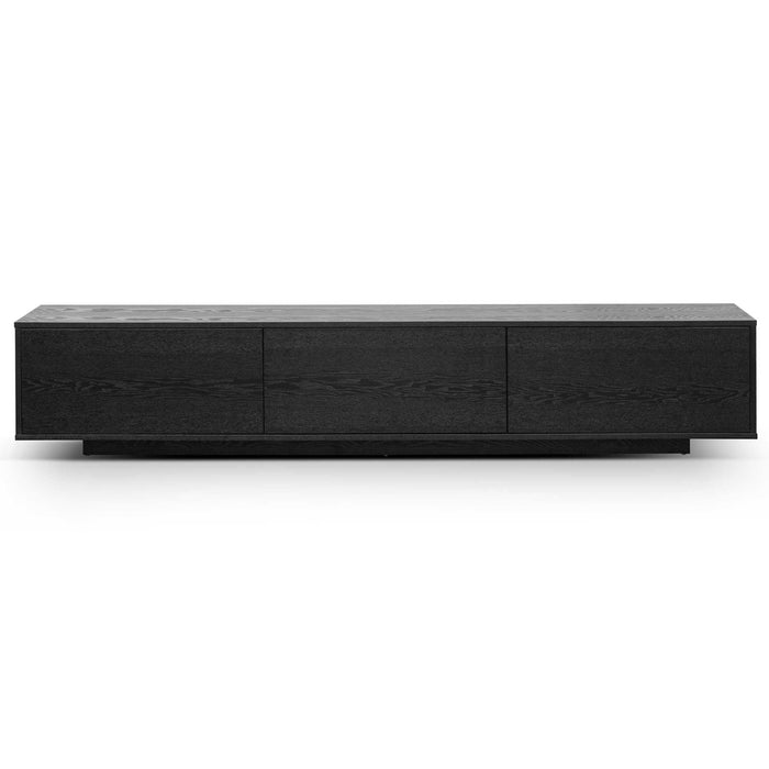 CTV6753-BB 2.3m Wooden Entertainment Unit - Full Black