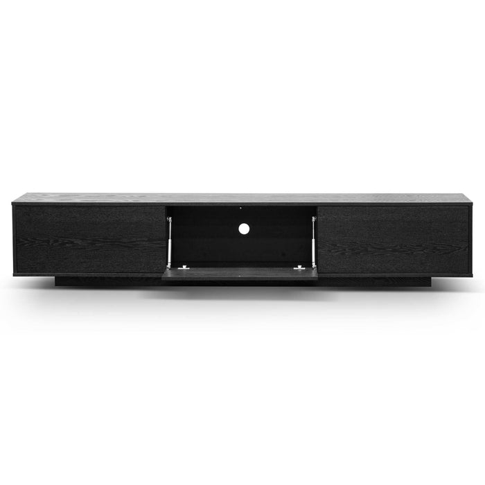 CTV6753-BB 2.3m Wooden Entertainment Unit - Full Black