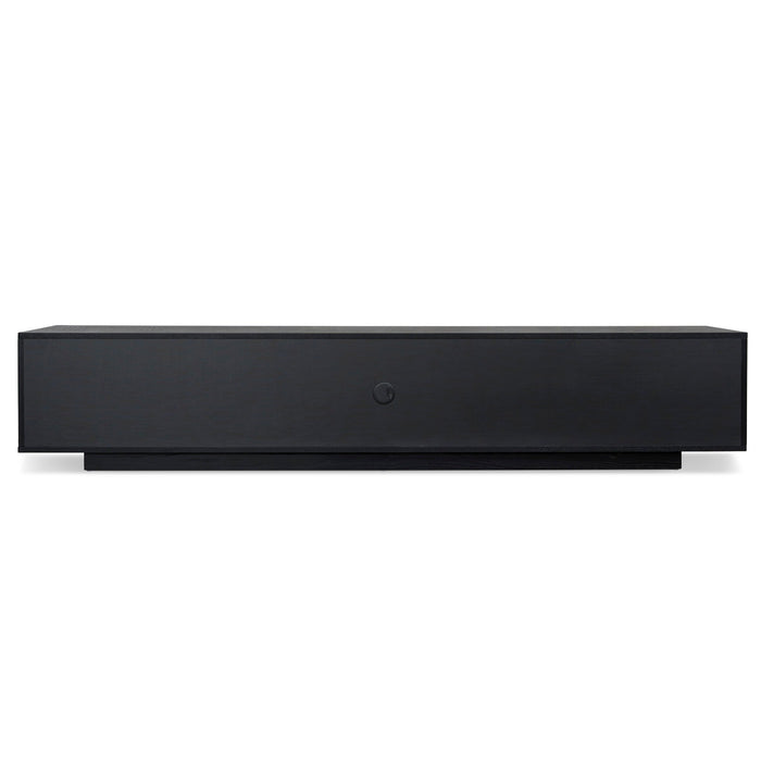Letty-V 2.3m Wooden Entertainment Unit - Full Black