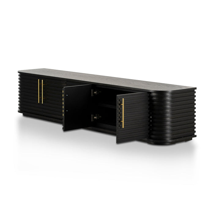 CTV8228-VA 2.3m TV Entertainment Unit - Textured Espresso Black