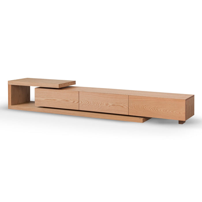 CTV8230-BB Extendable TV Entertainment Unit - Natural