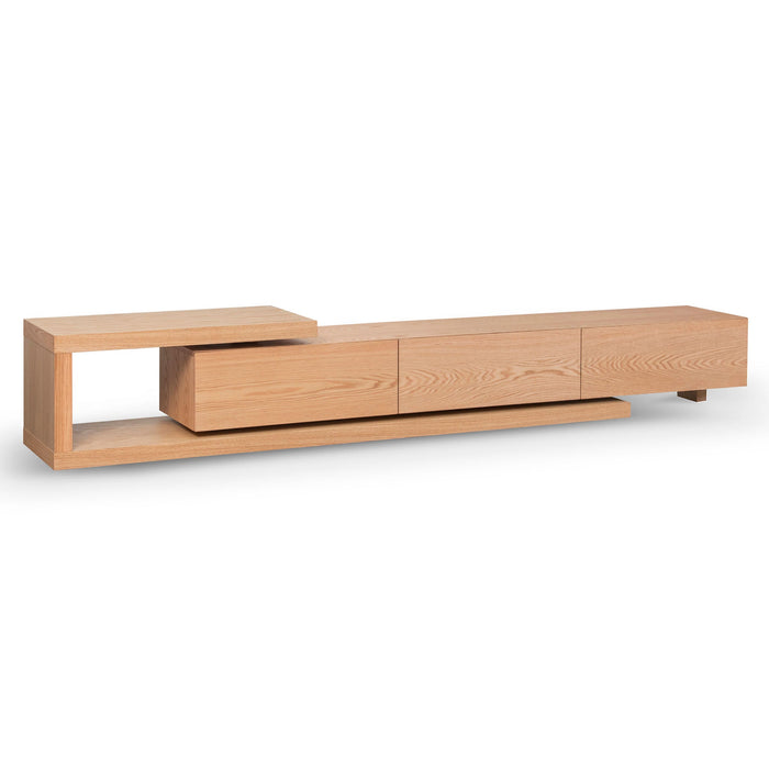 CTV8230-BB Extendable TV Entertainment Unit - Natural