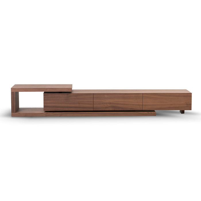 CTV8231-BB Extendable TV Entertainment Unit - Walnut