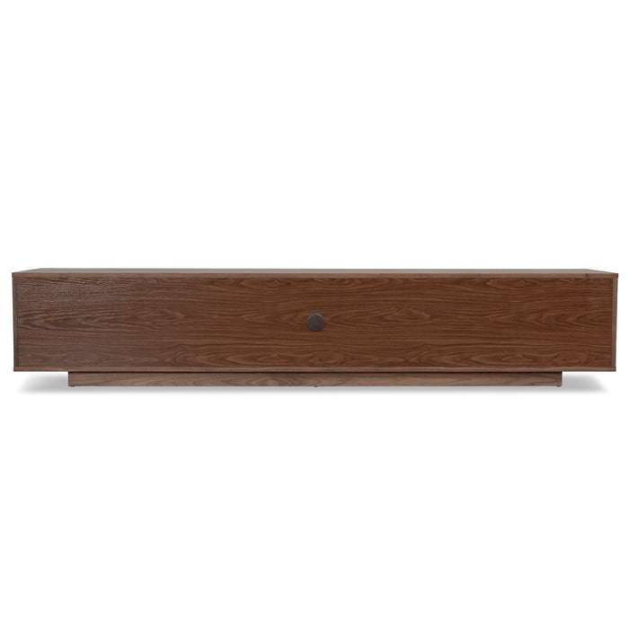 Letty-V 2.3m Wooden TV Entertainment Unit - Walnut