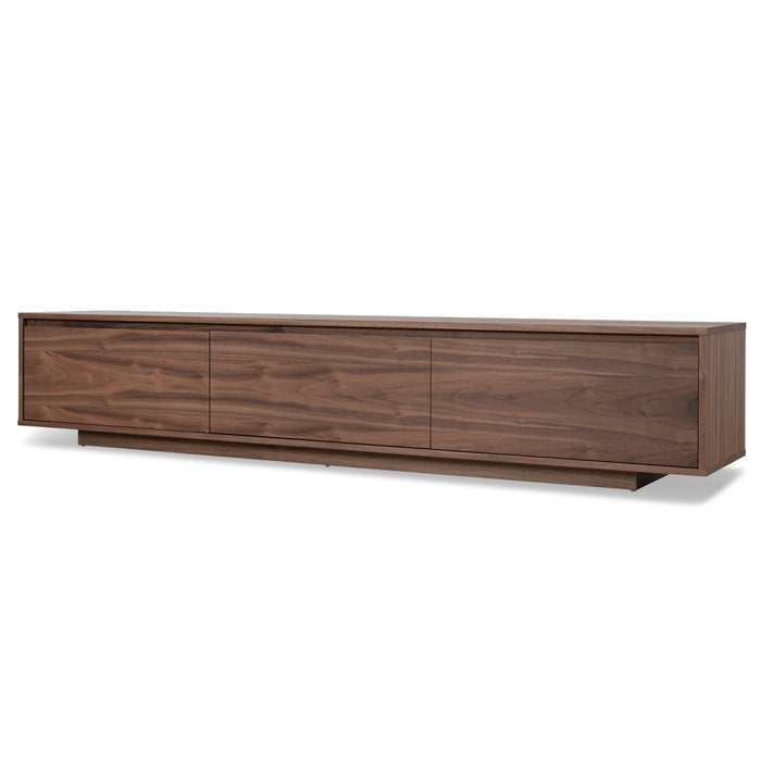 Letty-V 2.3m Wooden TV Entertainment Unit - Walnut