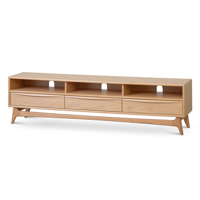 Calibre Furniture Brendon 1.8m TV Entertainment Unit - Natural Oak