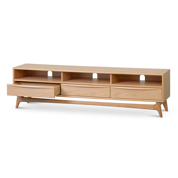 Calibre Furniture Brendon 1.8m TV Entertainment Unit - Natural Oak