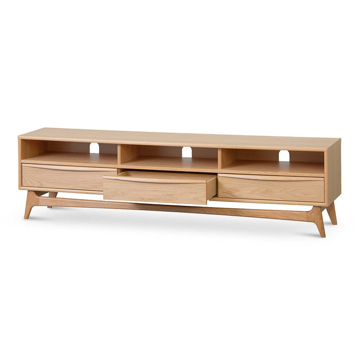 Calibre Furniture Brendon 1.8m TV Entertainment Unit - Natural Oak