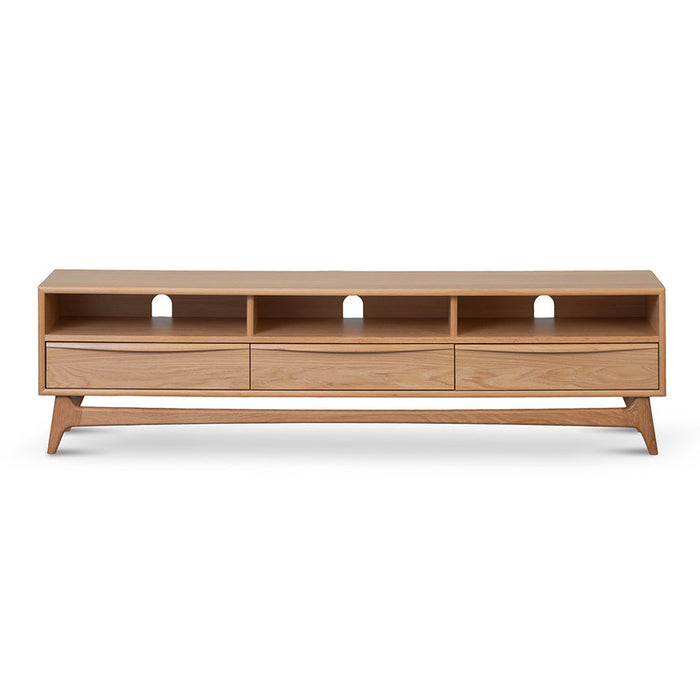 Calibre Furniture Brendon 1.8m TV Entertainment Unit - Natural Oak