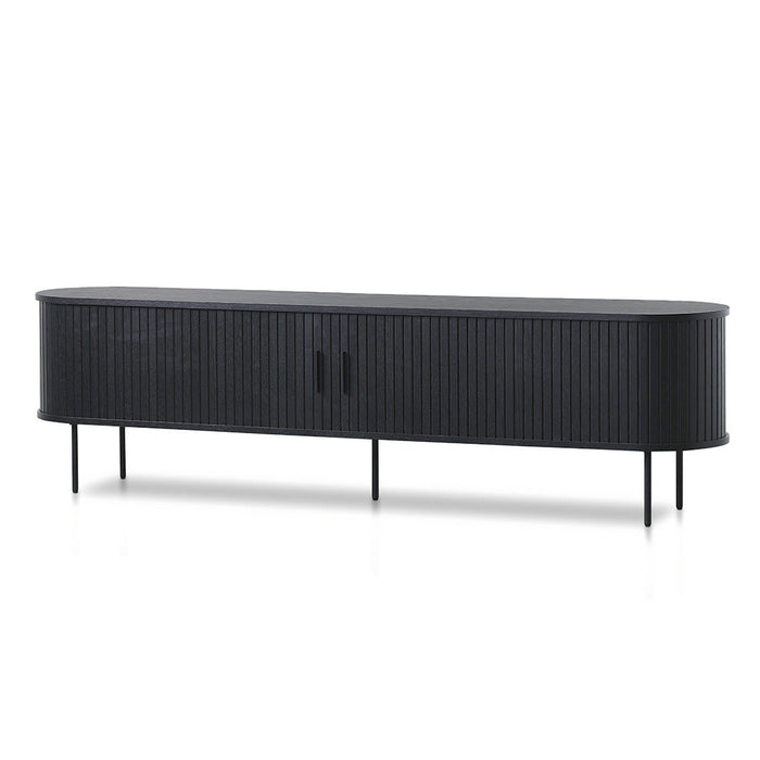 CTV8432-KD 1.6m TV Entertainment Unit - Full Black