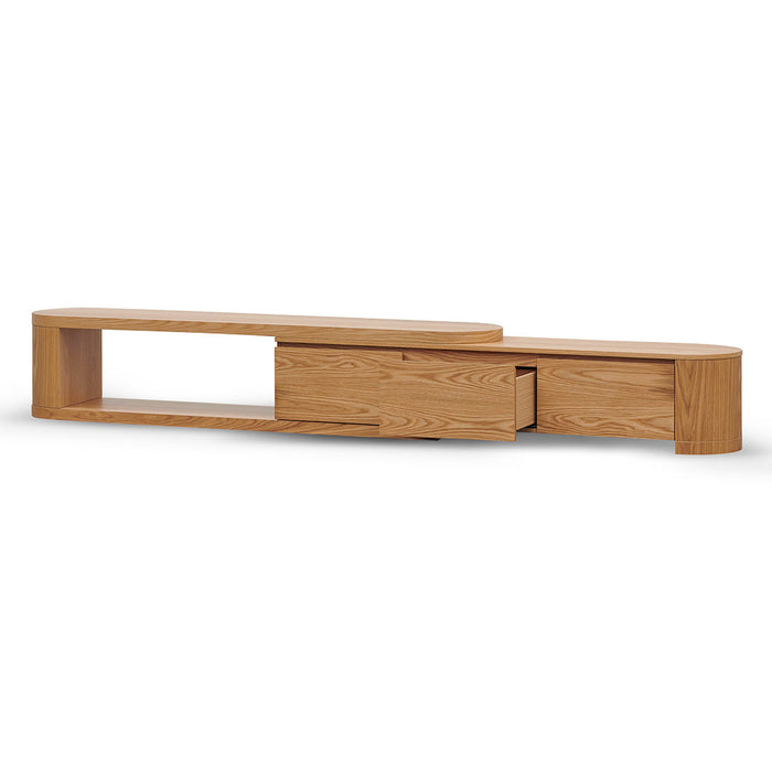 CTV8487-CN ExpandableTV Entertainment Unit - Natural Oak