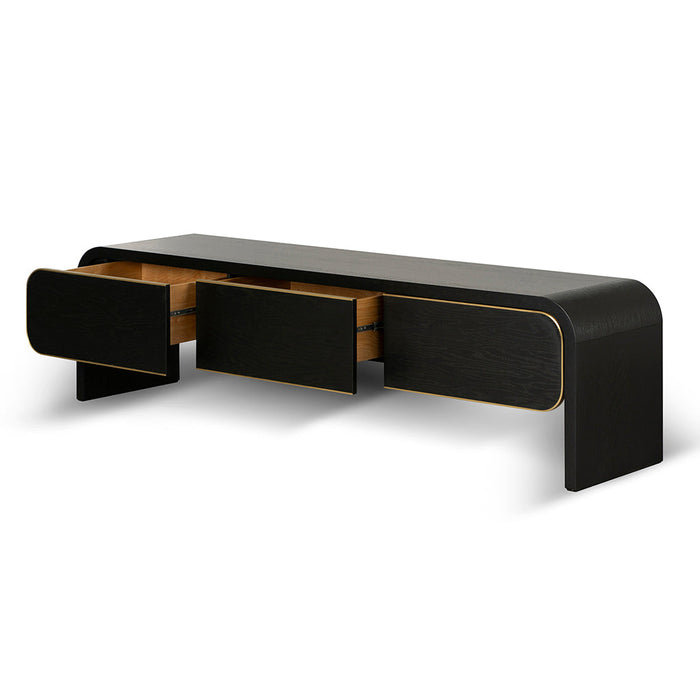 CTV8526-VA 2m TV Entertainment Unit - Textured Espresso Black